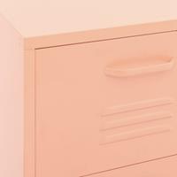 VIDAXL Lagerschrank 42,5x35x101,5 cm Stahl Rosa