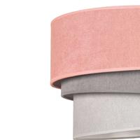 Euluna Plafondlamp Pastell Trio Ã45cm roze/grijs