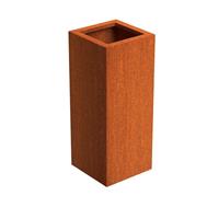 Tuinvoordeel Andes cortenstaal 40x40x100 cm plantenbak