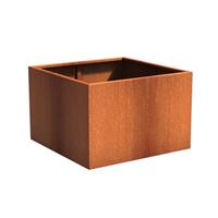 Tuinvoordeel Andes cortenstaal 120x120x80 cm plantenbak
