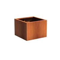 Tuinvoordeel Andes cortenstaal 80x80x60 cm plantenbak