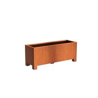 Tuinvoordeel Andes cortenstaal met poten 150x50x60 cm plantenbak