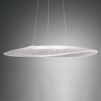 Fabas Luce LED-HÃngeleuchte Vela, weiÃŸ, oval, 78 cm x 55 cm