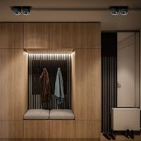 Euluna Downlight Halo, zwart/zwart