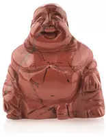 Spiru Edelstenen Beeld Boeddha Jaspis rood - 50 mm