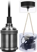 Hanglamp 8cm zilver