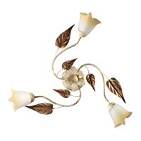 Euluna Plafondlamp Vanda 3-lamps, ivoor