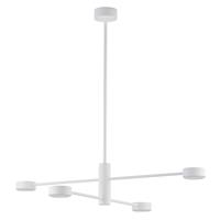 Euluna Plafondlamp Orbit IV, wit, 4-lamps