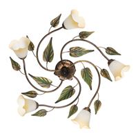 Euluna Plafondlamp Miranda 5-lamps, brons