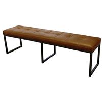 HomingXL Eetkamerbank Atlanta | leer Colorado cognac 03 | 200 cm breed