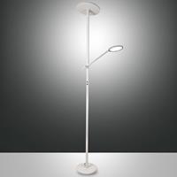 Fabas Luce LED vloerlamp Regina met leesarm, 2-lamps, wit