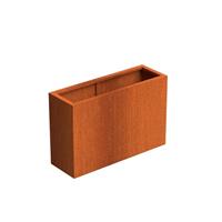 Tuinvoordeel Andes cortenstaal 120x40x80 cm plantenbak
