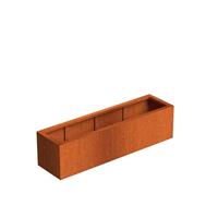 Tuinvoordeel Andes cortenstaal 150x40x40 cm plantenbak