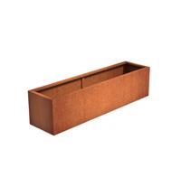 Tuinvoordeel Andes cortenstaal 200x50x50 cm plantenbak