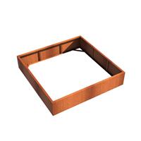 Tuinvoordeel Andes cortenstaal 200x200x40 cm zonder bodem