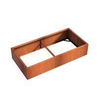 Tuinvoordeel Andes cortenstaal 200x100x40 cm zonder bodem