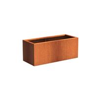 Tuinvoordeel Andes cortenstaal 120x50x50 cm plantenbak