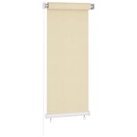 vidaXL AuÃŸenrollo Creme 60x140 cm HDPE 