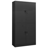 vidaXL BÃ¼roschrank Anthrazit 90x40x180 cm Stahl 