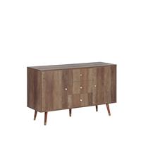 Beliani Ulika ideboard-lichte Houtkleur-spaanplaat