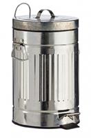 Arte Regal Treteimer 7 Liter 34,5 Cm Edelstahl Silber