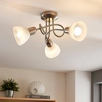 LINDBY Paulina LED-Deckenlampe, 3-fl., rund