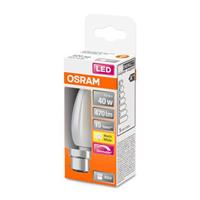 Osram LED kaarslamp B22d 5W 2.700K mat dimbaar