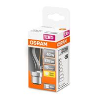 Osram LED STAR CLASSIC P 40 BOX WarmweiÃŸ Filament Klar B22d Tropfen, 436381 - 
