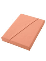 Dormisette unisex Laken terracotta Maat