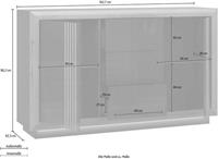 FORTE Sideboard Â»SavonaÂ«, Breite 98 cm, inkl. Beleuchtung