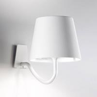 Ailati LED wandlamp Poldina dimbaar, met accu, wit