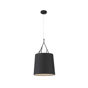 Faro Moderne Pendelleuchten Tree PL, Schwarz, Stahl, Stoff, 29864