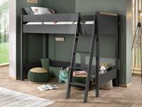 Mobistoxx Hoogslaper LONELY 90x200 cm grijs