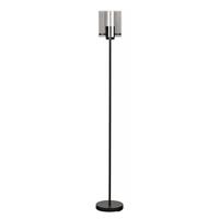 Freelight Interno Vloerlamp Zwart & Smoke Glas