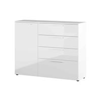 Kommode Â¦ weiÃŸ Â¦ MaÃŸe (cm): B: 135 H: 107 T: 40  - MÃ¶bel Kraft