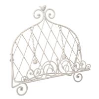 Clayre & Eef Witte Boekenstandaard 34*17*35 cm W40392W