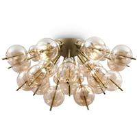 MAYTONI LIGHTING Maytoni Bolla Moderne Bolla 4-Licht-Deckenleuchte aus Messing mit Glaskugelschirmen