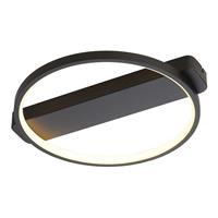 Freelight Plafondlamp Cintura Ã 35 cm zwart