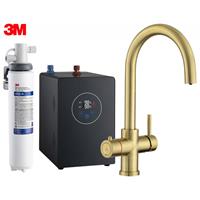 Multi-Tap 3-in-1 Kokend Water Kraan Gold - Rond