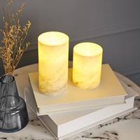 Pauleen Cosy Marble Candle LED kaars 2 per set was
