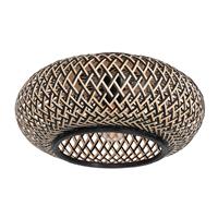 SIENNA LIGHTING Sienna MazeZylindrische Deckenleuchte Braun mit Schwarz