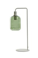 Light&Living Tafellamp 26x20x60 cm LEKAR licht grijs+groen glas