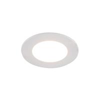 QAZQA 6er Set Einbaustrahler weiÃŸ inkl. LED 3-Stufen dimmbar IP65 - Blanca - WeiÃŸ