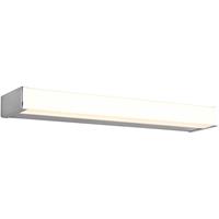 BES LED LED Wandlamp - Trion Fabian - 6W - Warm Wit 3000K - Rechthoek - Mat Chroom - Aluminium