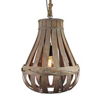 LINDBY Haruno HÃngeleuchte aus Rattan, 33 cm
