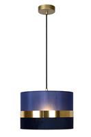 Lucide Pendelleuchte Extravaganza Tusse in Blau und Gold E27