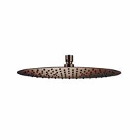 Qisani Flow 25cm ronde hoofddouche Geborsteld Copper 25624.65