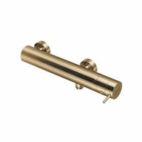 Qisani Flow thermostatische opbouwdouchekraan Geborsteld Gold 25607.06