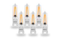 Groenovatie G9 LED Filament Lamp 2W Dimbaar Extra Warm Wit 6-Pack