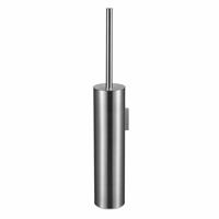 Qisani Flow toiletborstel met houder wand Geborsteld Rvs 25631.02